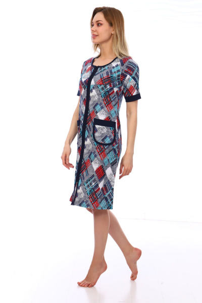 Халат женский, модель 124,трикотаж  (Мираж)