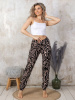 Брюки пижамные женские, модель 162, трикотаж (Зебра)