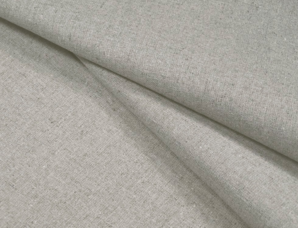 Простыня на резинке 090*200 см, лен 100 %, серый