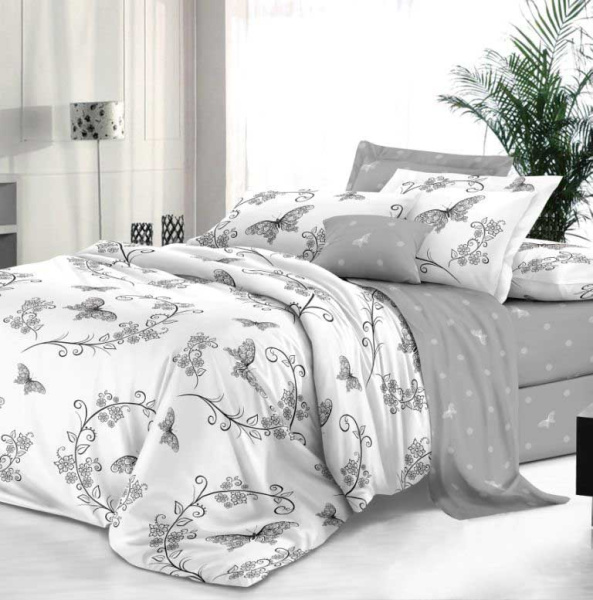 Пододеяльник Евро 200*220 см, сатин "Престиж" (Антонэлла основа)