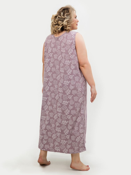 Сорочка ночная женская,мод. 431, трикотаж 60-70 (Иветта, французский серый )