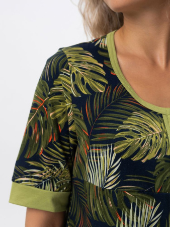 Халат женский, модель 124,трикотаж  (Релакс)