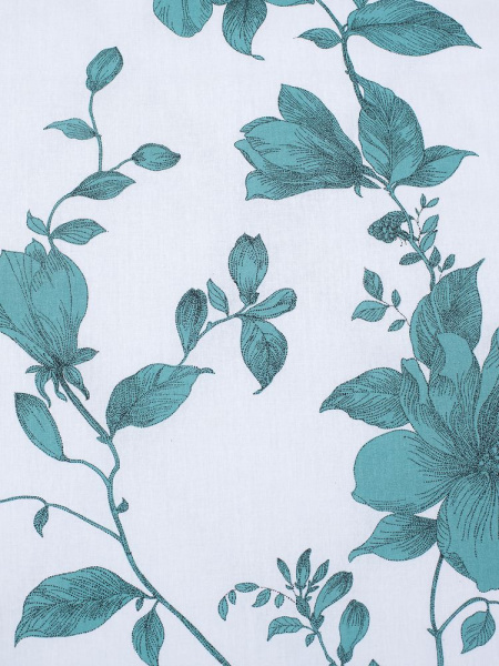 Наволочка 70*70 см, бязь "Комфорт" (Грация, зеленый)