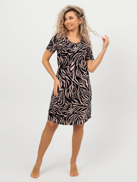 Туника женская, модель 172, трикотаж (Зебра)