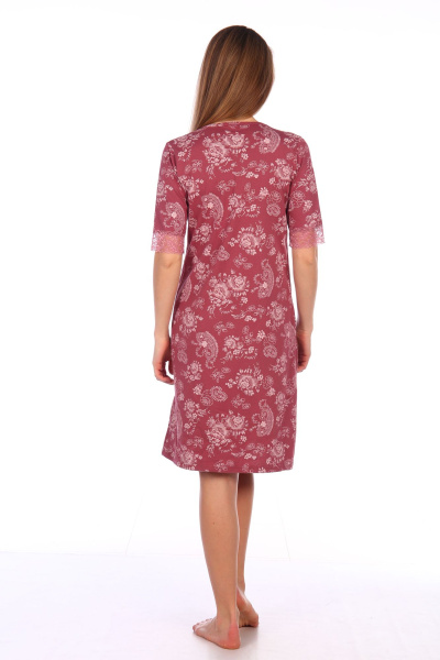 Комплект женский, модель 447, трикотаж (Элегия, сухая роза  )