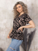 Футболка женская, модель 137, трикотаж (Зебра)