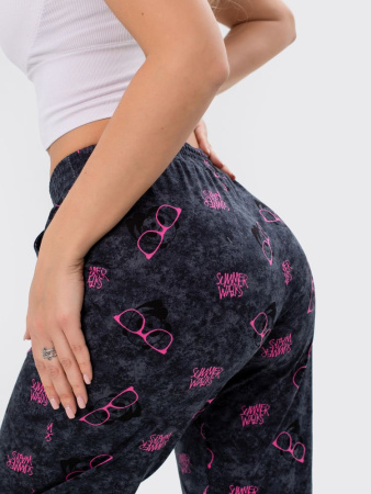 Брюки женские, модель 162, трикотаж (Панды)