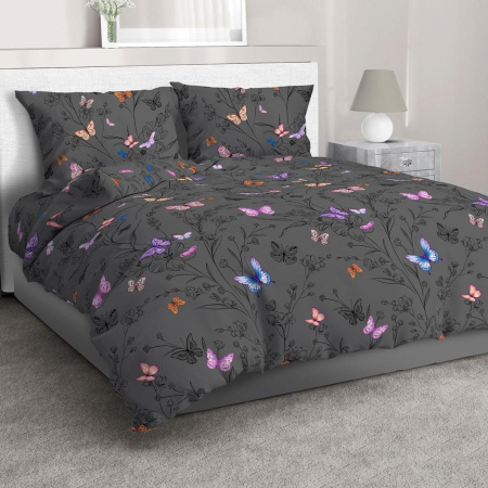 Простыня на резинке 200*200 см, перкаль, борт 25 см (Россана)