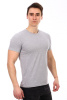 Футболка мужская, модель 214, трикотаж (Серый меланж)