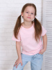 Футболка детская, модель 321, трикотаж (Бледно-розовый)