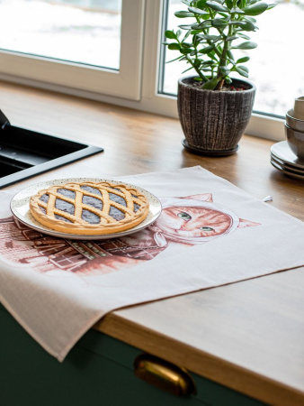 Комплект полотенец 48*60 см, 3 шт., рогожка (Матильда)