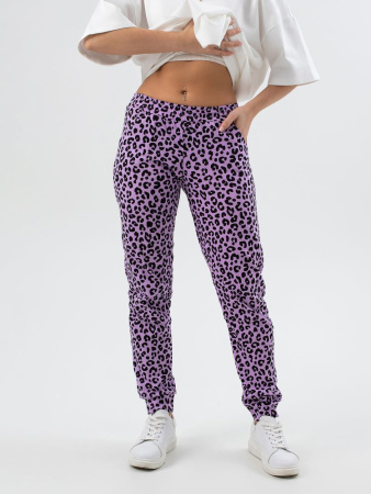 Брюки женские, модель 162, трикотаж (Лео, сиреневый)