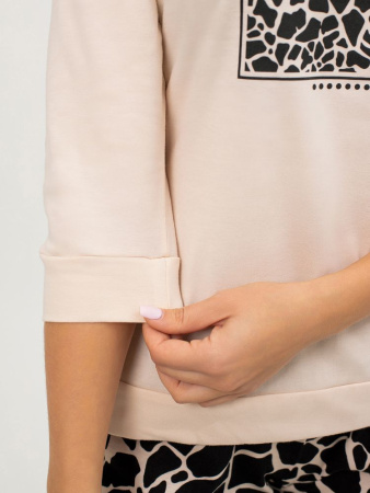 Костюм женский, модель 162, трикотаж (Жираф)