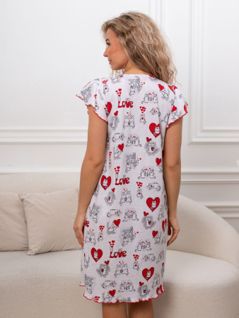 Сорочка ночная женская,мод. 426,трикотаж (Котики)