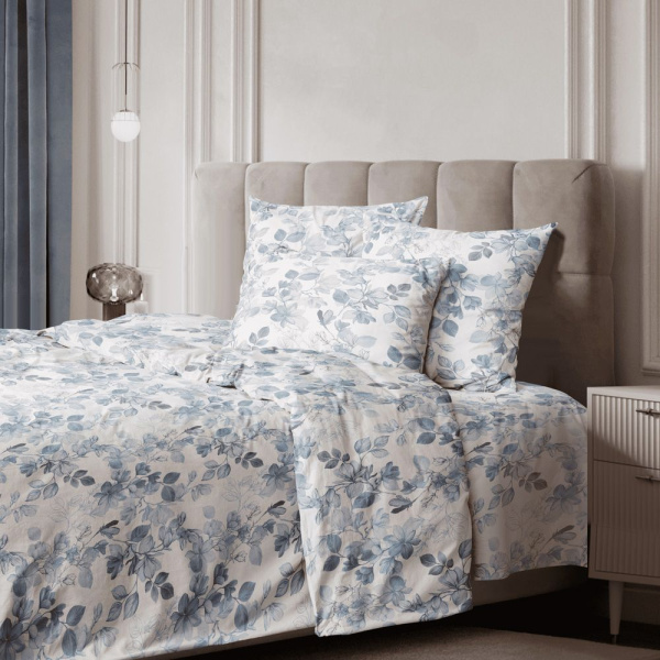 Простыня на резинке 140*200 см, перкаль, борт 25 см (Пелагея)