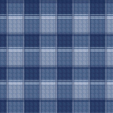 Простыня на резинке 200*200 см, бязь "Люкс", борт 20 см (Tweed, синий)