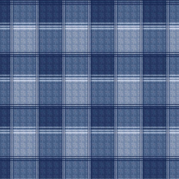 Простыня на резинке 200*200 см, бязь "Люкс", борт 20 см (Tweed, синий)