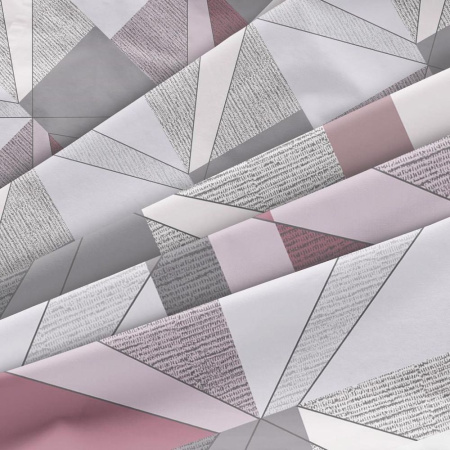 Простыня на резинке 180*200 см, перкаль, борт 25 см (Тилен, розовый)