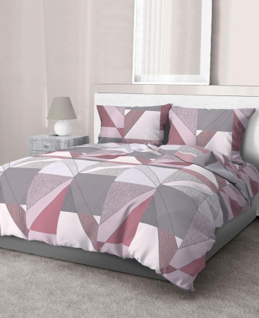 Простыня 2-спальная, перкаль (Тилен, розовый)