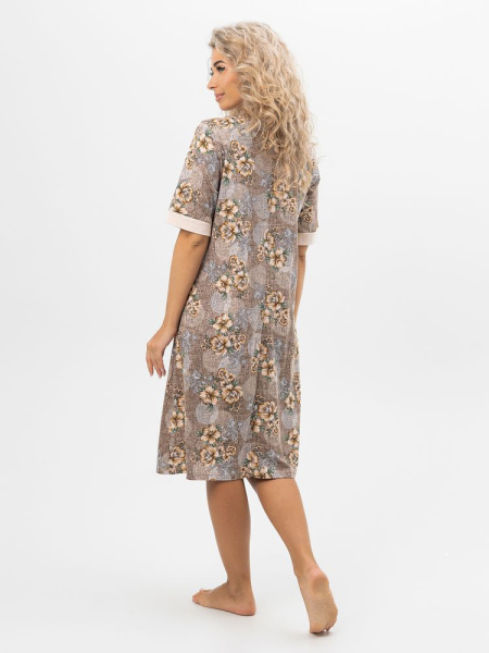 Халат женский, модель 124,трикотаж  (Фантазия)