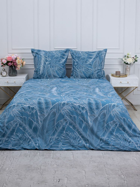 Комплект постельного белья 1,5-спальный, перкаль (Таинственный остров)