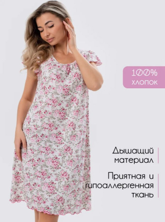 Сорочка ночная женская,мод. 426,трикотаж (Прелесть (розовый))
