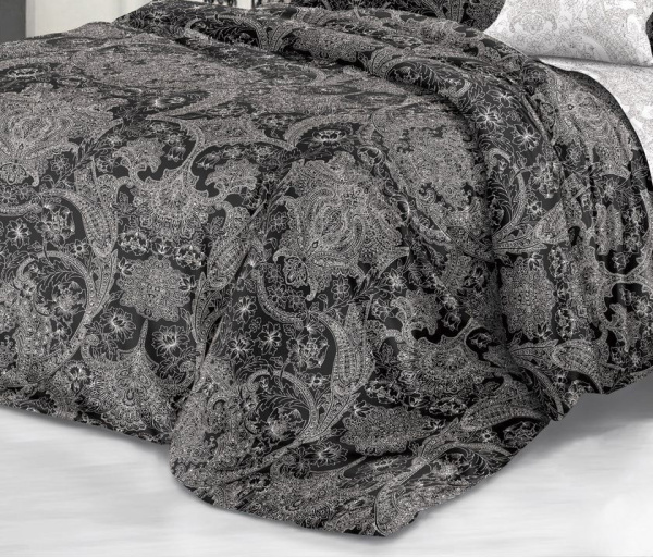 Пододеяльник 1,5-спальный, сатин "Престиж" (Нуар основа)