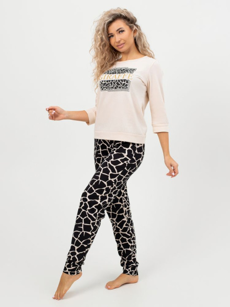 Костюм женский, модель 162, трикотаж (Жираф)