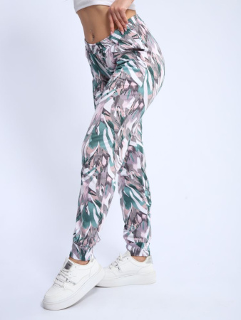 Брюки женские, модель 162, трикотаж (Джунгли)