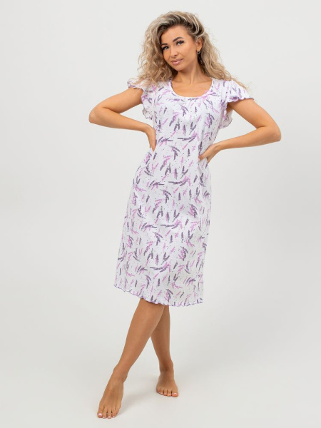 Сорочка ночная женская,мод. 426,трикотаж (Лаванда)