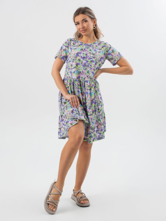 Платье женское, модель 174, трикотаж (Незабудка)