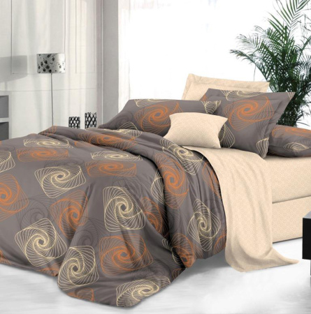 Простыня Евро 240*220 см, сатин "Престиж" (Оберег (компаньон))