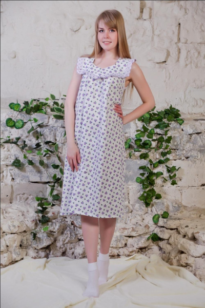 Сорочка ночная женская,модель 421,ситец