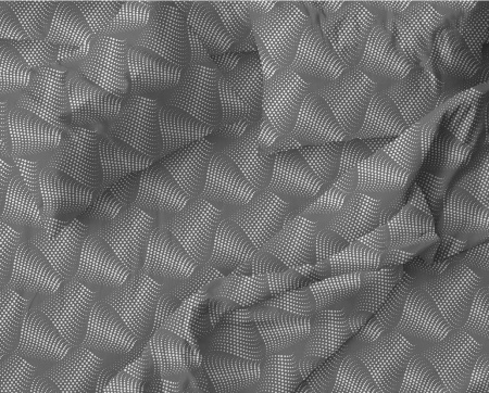 Комплект постельного белья Евростандарт, бязь "Комфорт" (Иллюзия, серый)