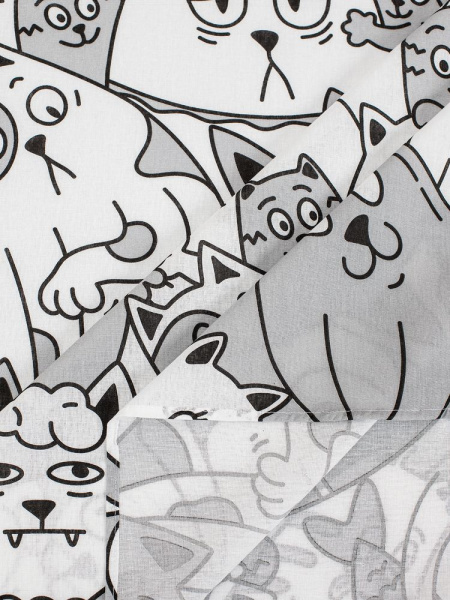 Наволочка 80*80 см, бязь "Комфорт" (Котовасия)