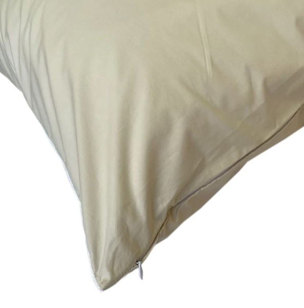 Наперник на молнии 40*60 см (Бежевый)