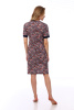 Халат женский, модель 124,трикотаж  (Калейдоскоп, коричневый)