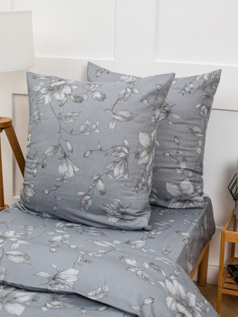 Простыня на резинке 090*200 см, бязь "Комфорт 150 см", борт 25 см (Грация)