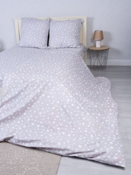 Наволочка 60*60 см, перкаль, детская расцветка (Звёзды)