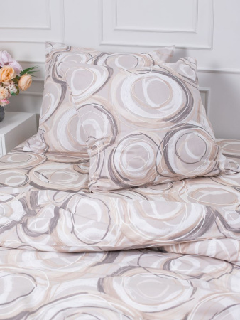 Простыня на резинке 120*200 см, перкаль, борт 25 см (Кимберли)