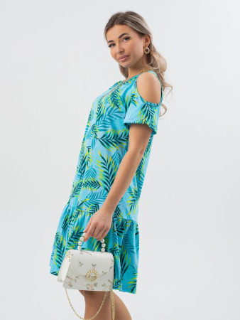 Платье женское, модель 175, трикотаж (Флора)