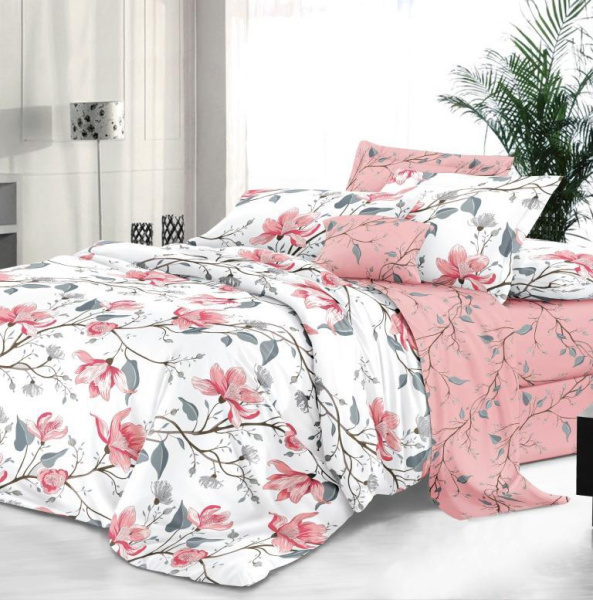 Простыня на резинке 200*200 см, сатин "Престиж", борт 25 см (Юлия (компаньон))