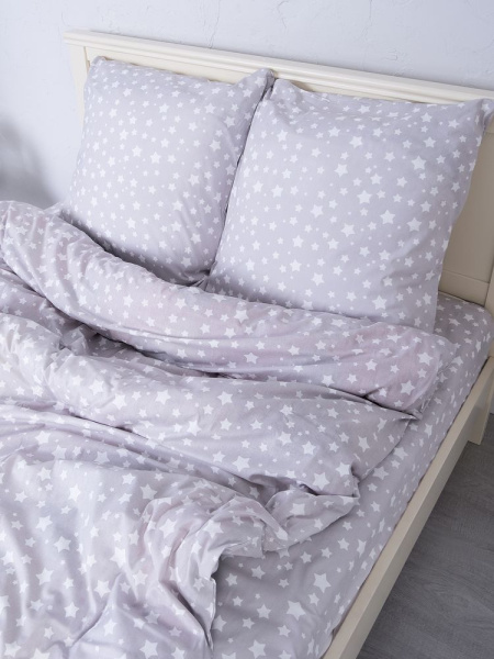 Наволочка 60*60 см, перкаль, детская расцветка (Звёзды)