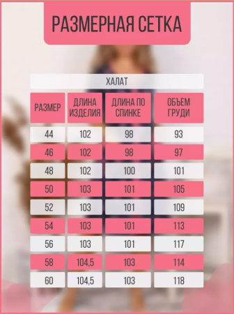 Халат женский, модель 124,трикотаж  (Розы)