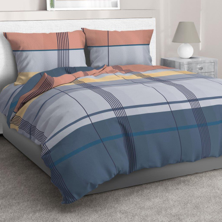 Комплект постельного белья 1,5-спальный, перкаль (Онтарио)