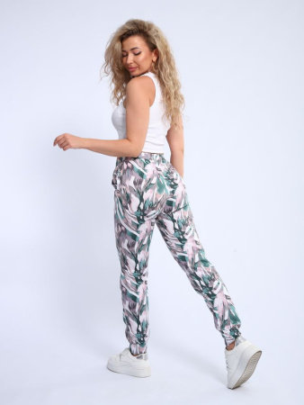 Брюки женские, модель 162, трикотаж (Джунгли)