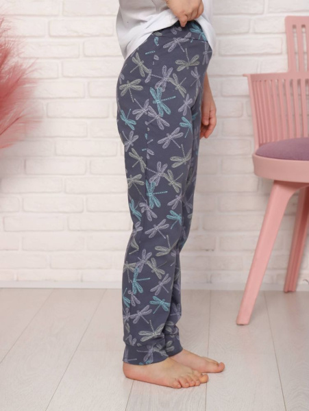 Брюки пижамные детские, модель 325, трикотаж (Стрекоза)