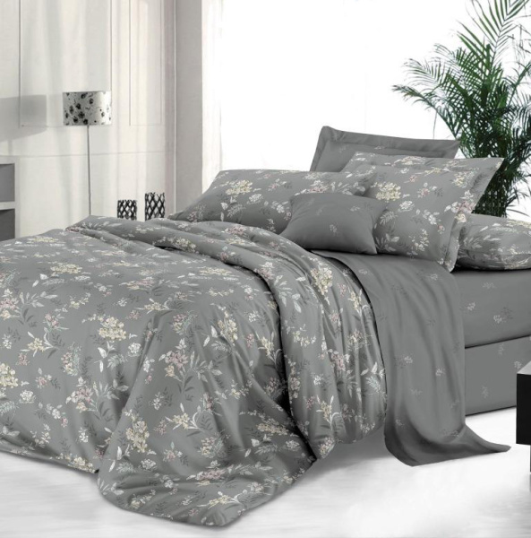 Простыня Евро 240*220 см, сатин "Престиж" (Валенсия (компаньон))