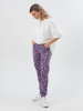 Брюки женские, модель 162, трикотаж (Лео, сиреневый)