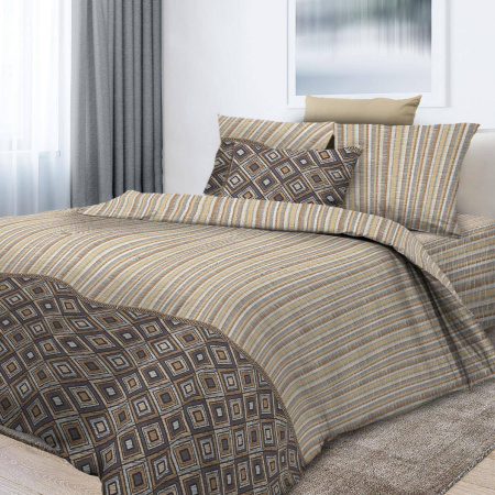 Простыня на резинке 200*200 см, бязь ГОСТ, борт 25 см (Энзо)